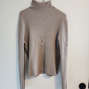 Tan Turtleneck